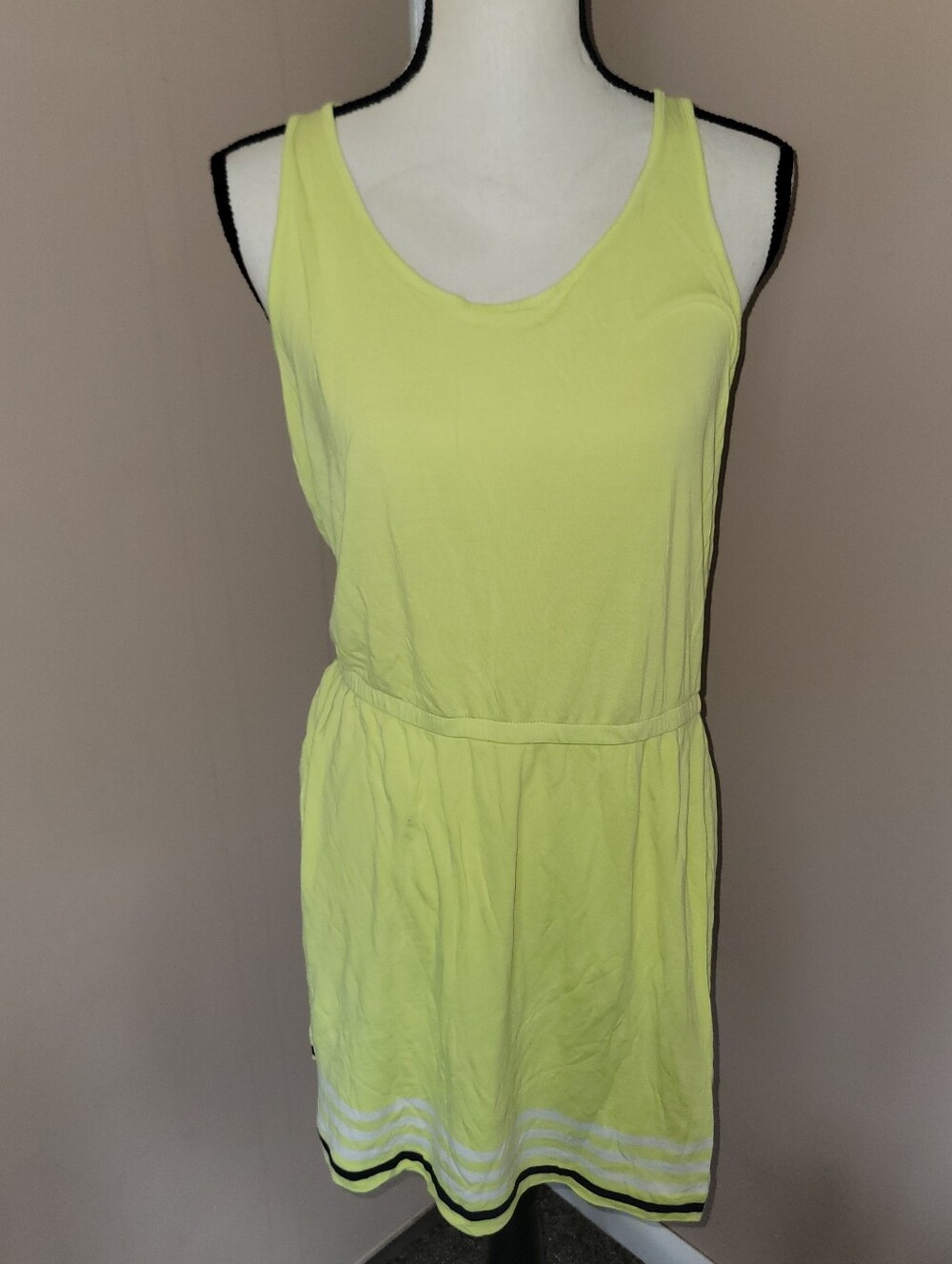 GAP Neon Yellow Tank Dress